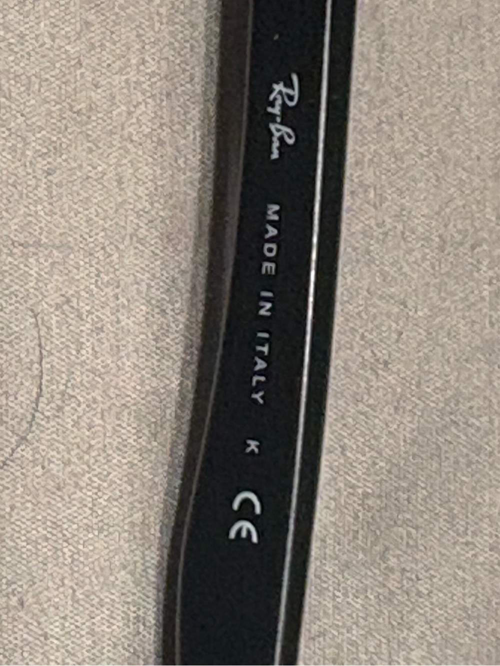 Ray-Ban Black and Gold Clubmaster Sunglasses - Picture 8 of 8